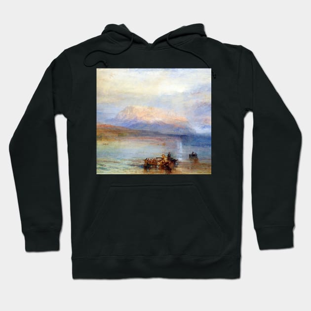 High Resolution William Turner The Red Rigi 1842 Hoodie by tiokvadrat